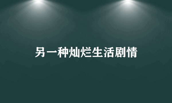 另一种灿烂生活剧情