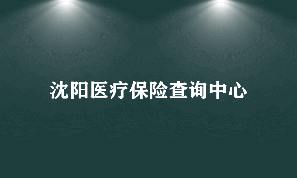 沈阳医疗保险查询中心