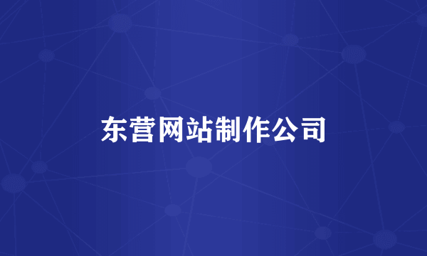 东营网站制作公司