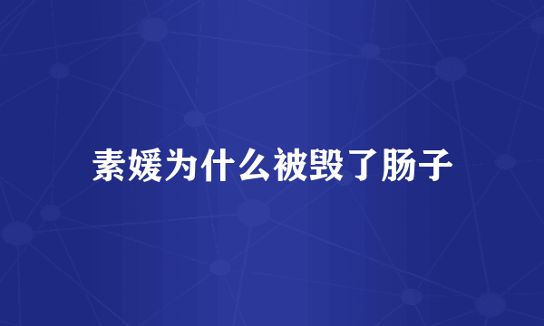 素媛为什么被毁了肠子