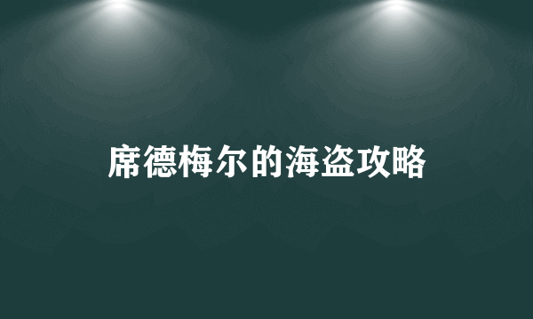 席德梅尔的海盗攻略