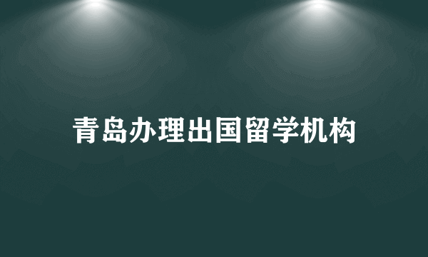 青岛办理出国留学机构