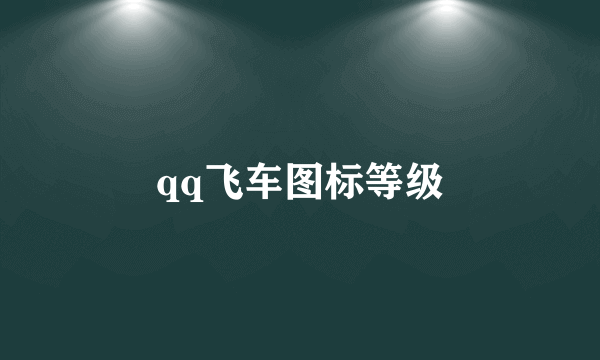 qq飞车图标等级