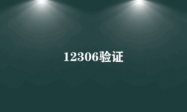 12306验证