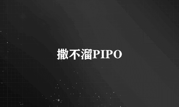 撒不溜PIPO