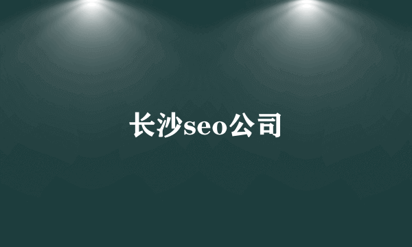 长沙seo公司