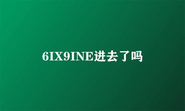 6IX9INE进去了吗