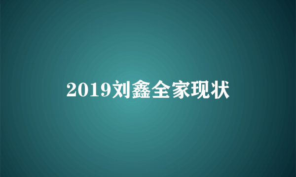 2019刘鑫全家现状