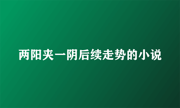 两阳夹一阴后续走势的小说