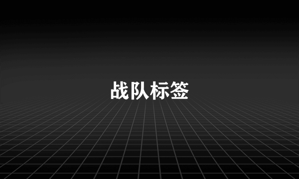 战队标签