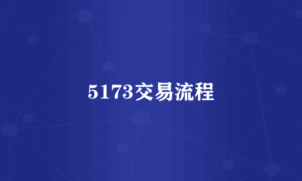 5173交易流程