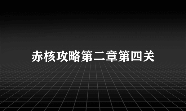 赤核攻略第二章第四关